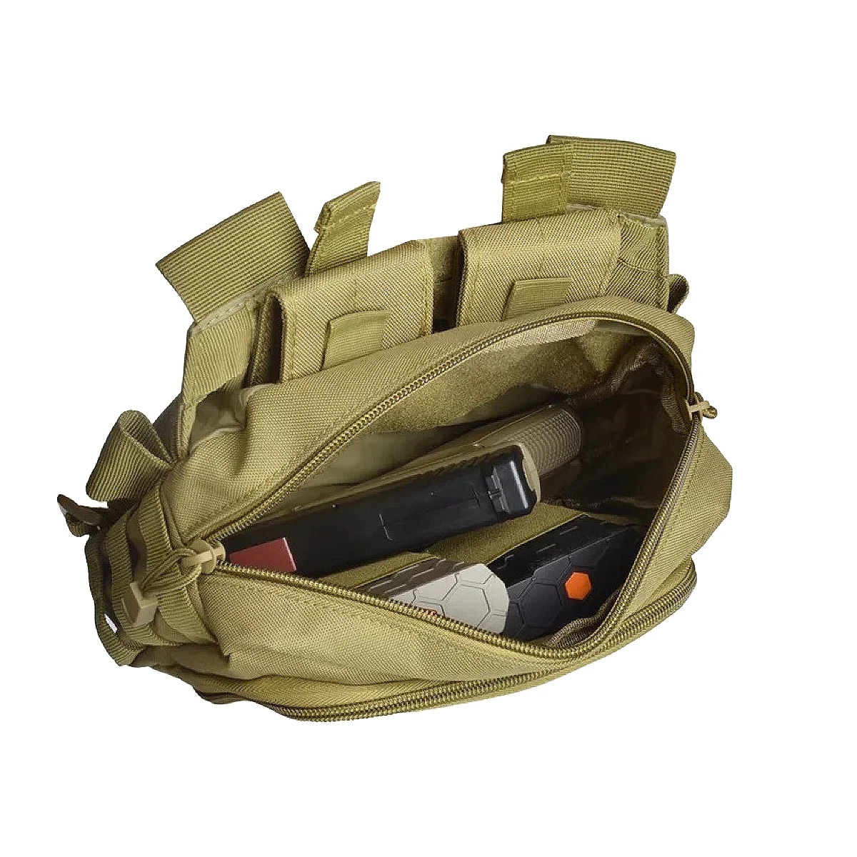 Bolsa táctica de 2 Banger, bolsas de mensajero, Carryall AR M4, bolsa para revistas, bolso cruzado para tiro, equipo de caza, bolsa Glock de nailon para pistola - imagen 3