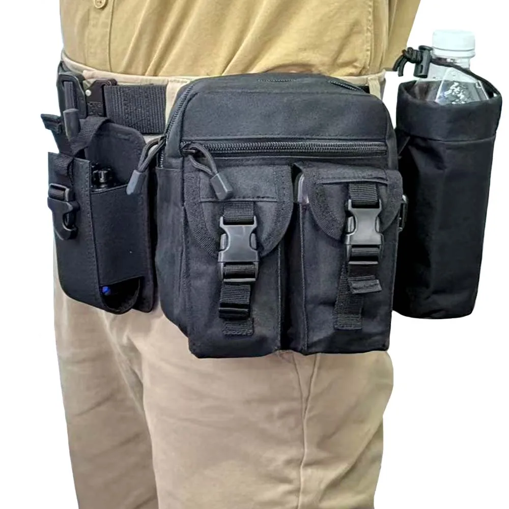 Riñonera deportiva, riñonera impermeable para botella de agua al aire libre, riñonera para exteriores