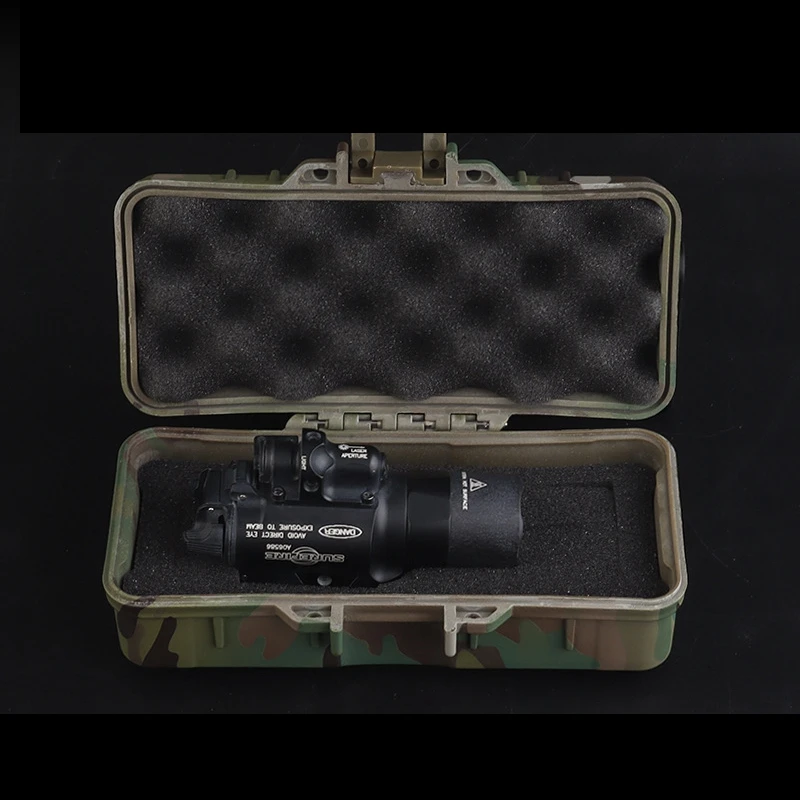 Caja de almacenamiento láser de caza de 15,2x6,3 cm, caja versátil multifuncional para exteriores, linterna de medicina EDC, caja impermeable para disparar - imagen 4