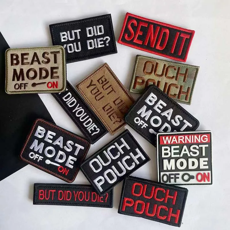 ADVERTENCIA NO tengo Idea ¿Qué estoy haciendo, otra bolsa, pero te hizo muere", emblema de moral táctica, apliques de tela, parches bordados - imagen 5