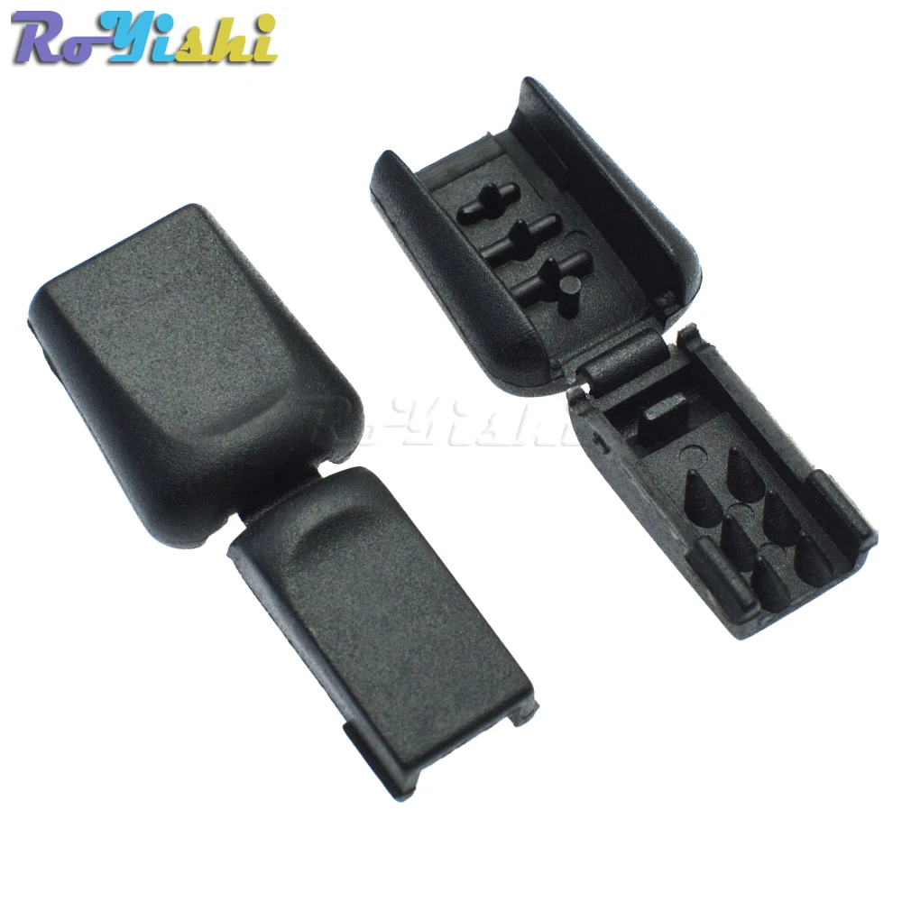 Tiradores de cremallera, tapón de cable, bloqueo final, Clips con cremallera, hebilla de cuerda, Paracord negro - imagen 3