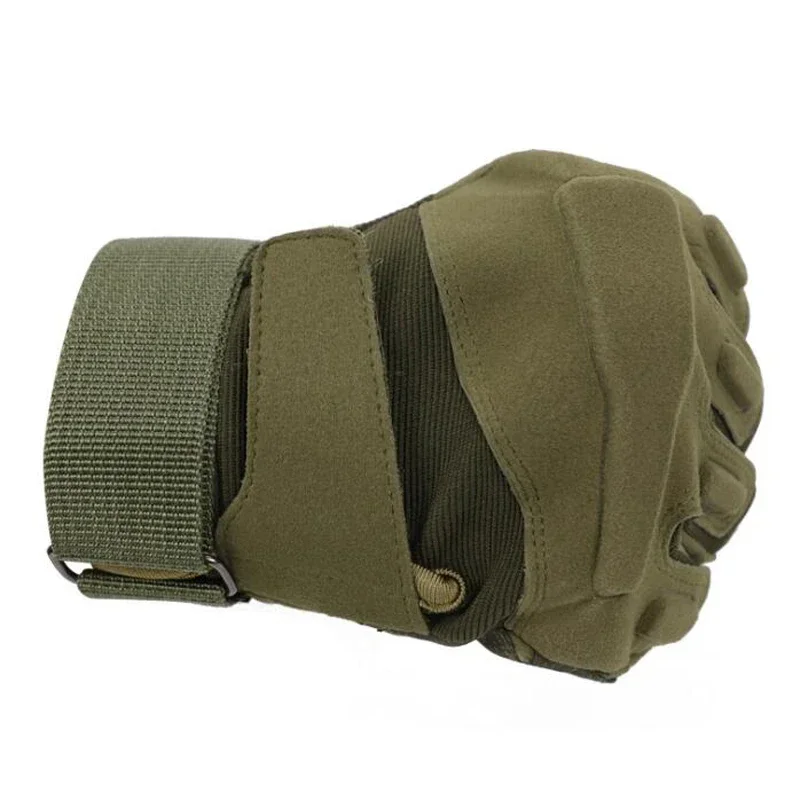 Guantes tácticos sin dedos para ciclismo al aire libre, manoplas militares antideslizantes de medio dedo para hombre, guantes de combate SWAT para hombre
