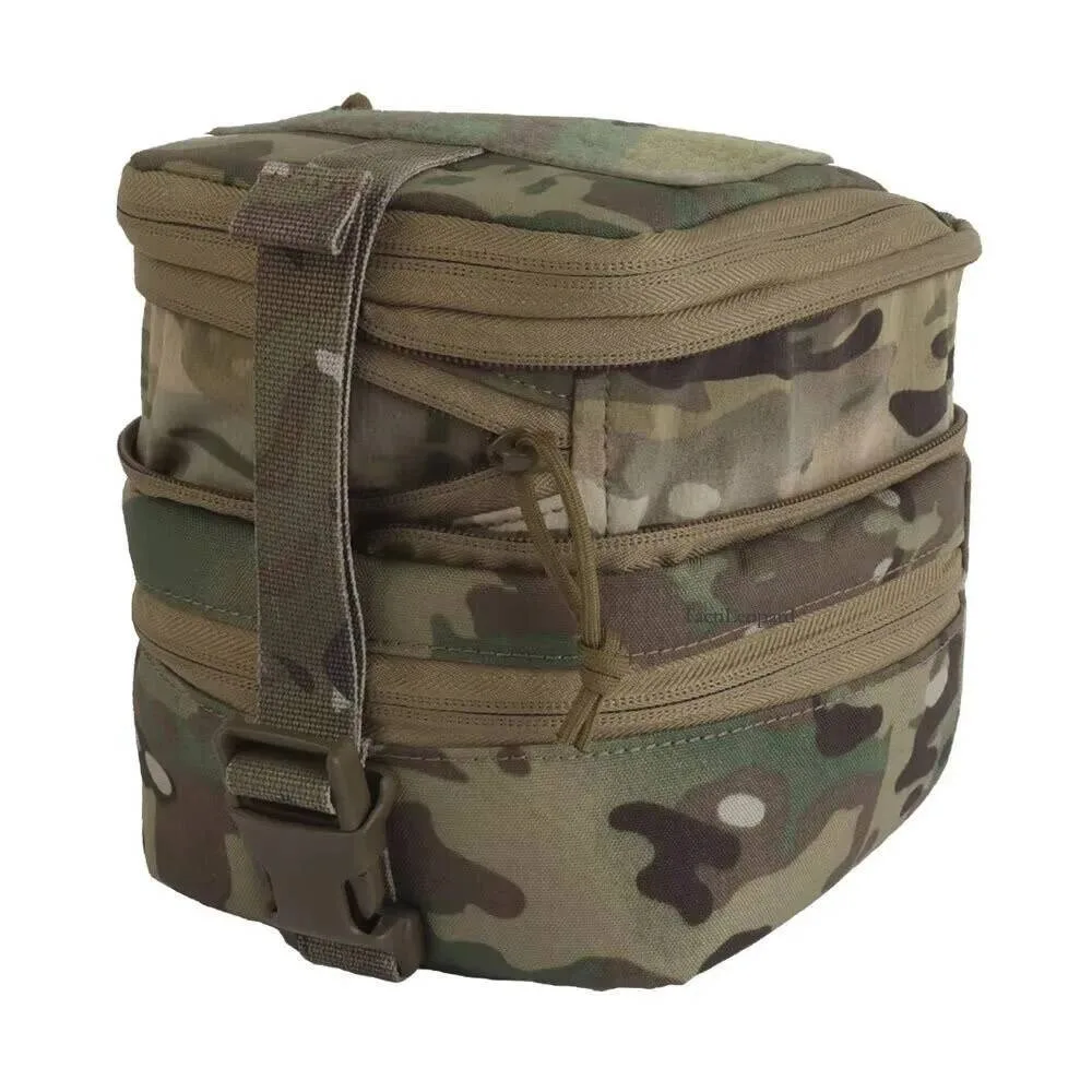 Bolsa táctica Molle Binocular NVG, estuche de almacenamiento para gafas de visión nocturna de doble capa, bolsa de protección a prueba de golpes, organización - imagen 5