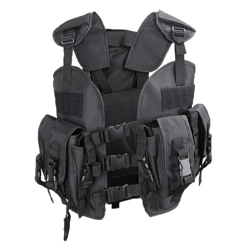 Chaleco táctico de Airsoft, equipo Molle, entrenamiento militar de tiro, armadura corporal de combate, accesorios de caza para deportes al aire libre - imagen 3