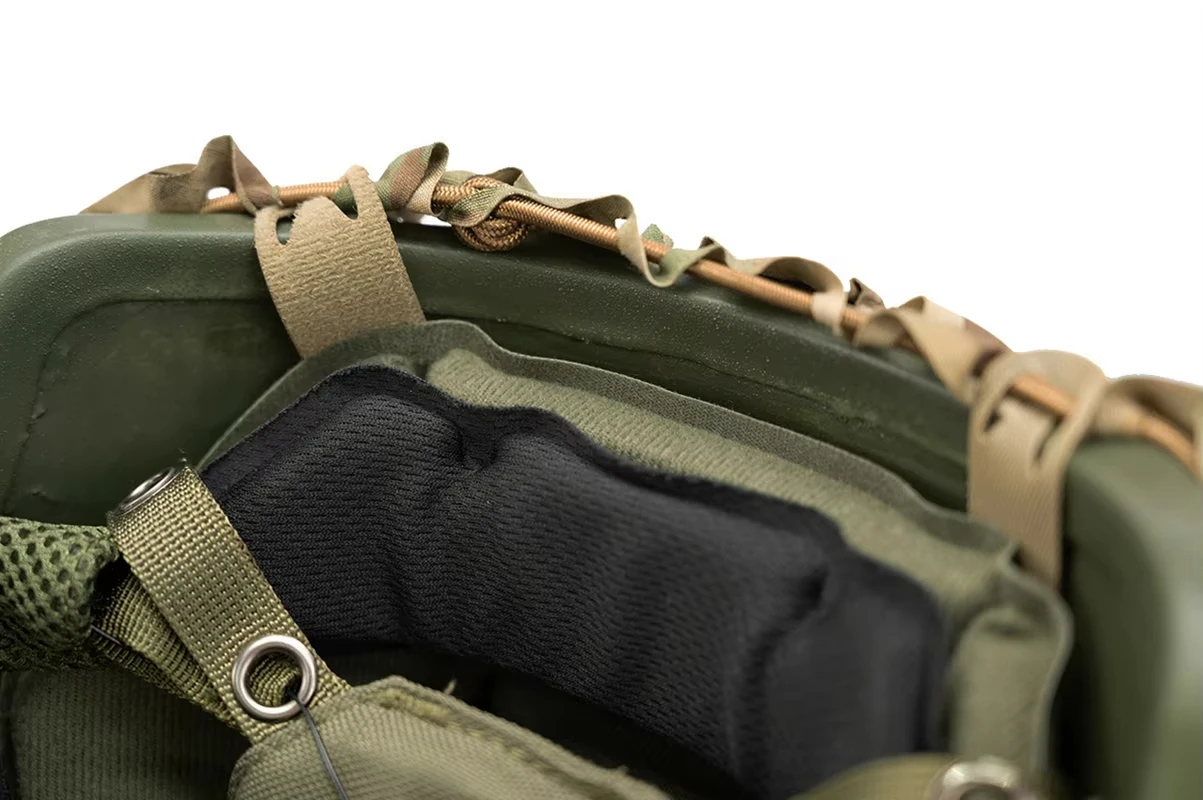 Funda universal para casco de camuflaje con supresión IR para aventuras al aire libre, caza y actividades Airsoft - imagen 4