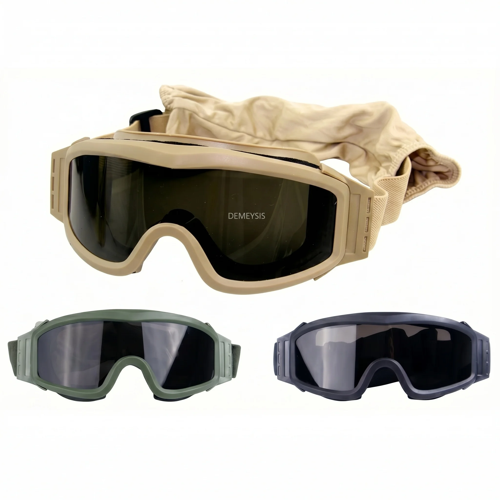 Gafas tácticas Airsoft lentes cambiables para tiro y aire libre - imagen 5