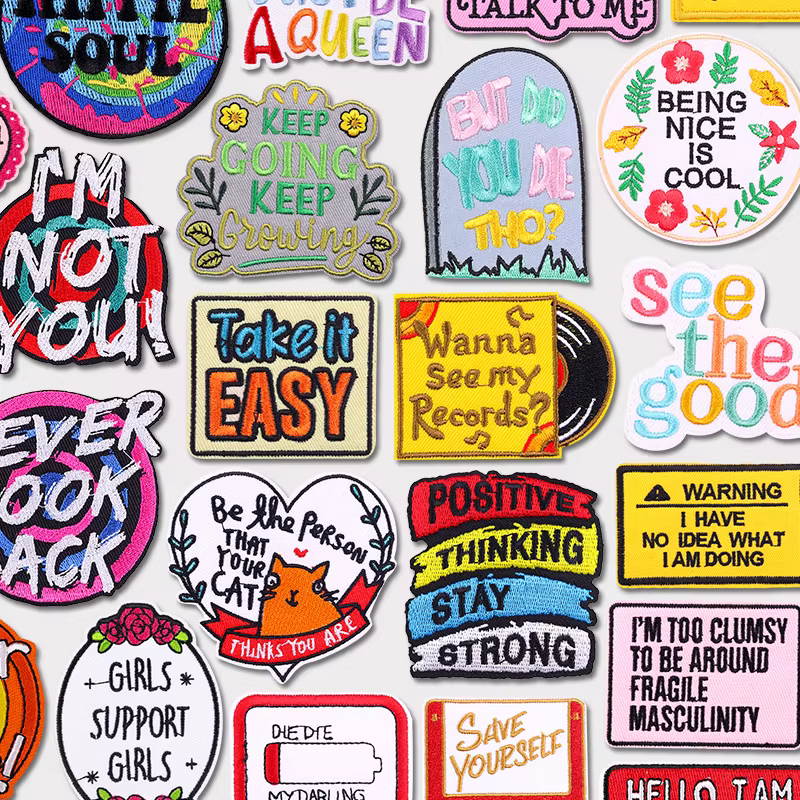 Parche bordado táctico letras personalizadas para ropa y chaqueta