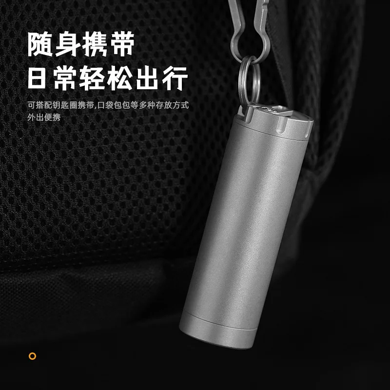 Soporte dentado de aleación de titanio, contenedor portátil con contenedor sellado, caja de medicina, resistente al agua, resistente a la corrosión de alta gama - imagen 2