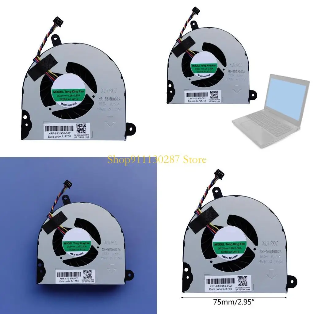 J1HC para 6565B 8560 8560B 8560P 6570B CPU Enfriamiento Ventilador Radiador reemplazo