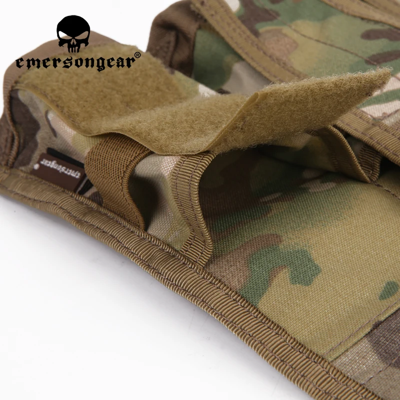 Emersongear-bolsa Triple con solapa para revistas, bolsa de almacenamiento Mag, sistema Molle para múltiples chaleco táctico, accesorios Airsoft para caza - imagen 5