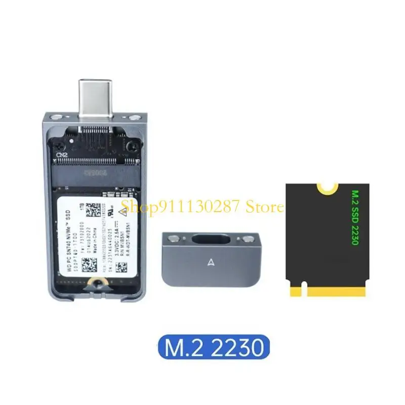 Aleación aluminio J1HC NVME 2230 SSD Cubro externo Better Heat Disipation Box Performance - imagen 5