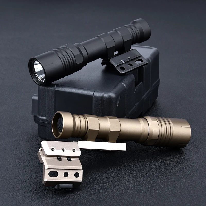 WADSN PLHv2 linterna táctica de Metal m-lok Keymod, montaje Picatinny, luz para arma de caza con interruptor de presión de doble función - imagen 4
