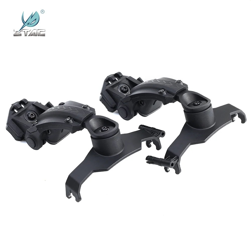 Kit de montaje de riel de soporte de casco táctico Z-TAC, adaptador de riel de casco de arco para auriculares tácticos ZCOMTA II ZCOMTA III Airsoft - imagen 5