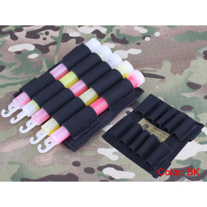 Emersongear-bolsa táctica para palo de luz de juego de guerra, Molle Glow Stick, bolsa de transporte, Panel portátil, Airsoft, caza, tiro EM6033 - imagen 5
