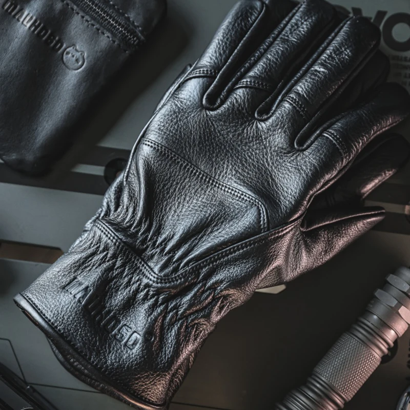 MAUHOSO Guantes de trabajo de cuero para hombre Guantes de conducción - imagen 5