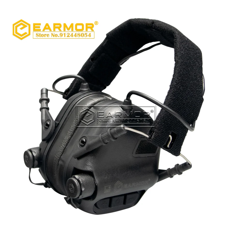 EARMOR MOD4 Auriculares tácticos M31 Nueva diadema Tiro Liquidación de ruido Auriculares de aviación Protector auditivo - Negro - imagen 3