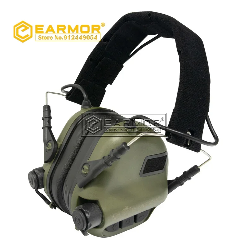 EARMOR M61 (Multicam) y M31 MOD4 auriculares tácticos 6 colores disparo liquidación de ruido auriculares con reducción de ruido de aviación - imagen 3