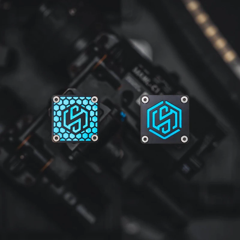 Parche HIGHGROUND, insignia táctica de aleación de titanio con forma de panal, brazalete de Metal para bolsa de ropa, decoración de chaleco, 1 pulgada - imagen 2