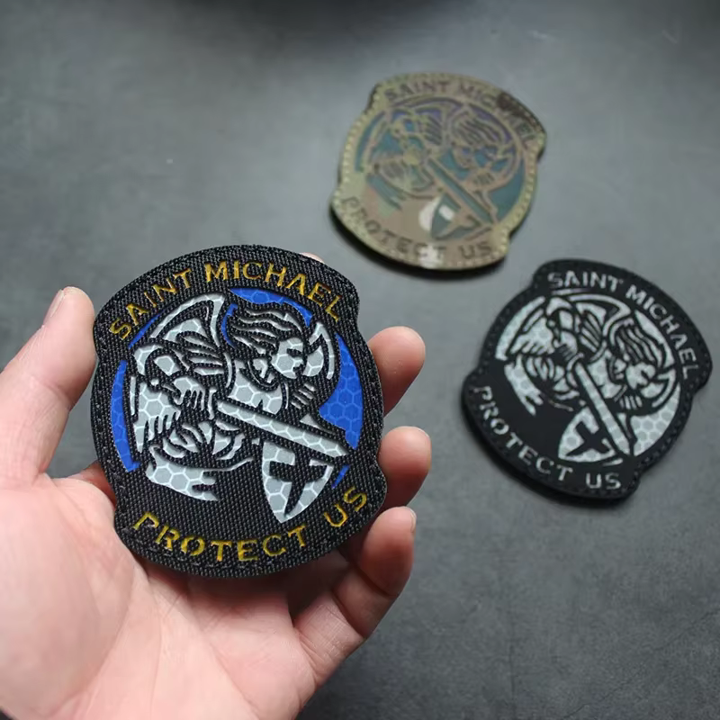 Saint Michael Parche Táctico Reflectante Arcángel para Mochila - imagen 4