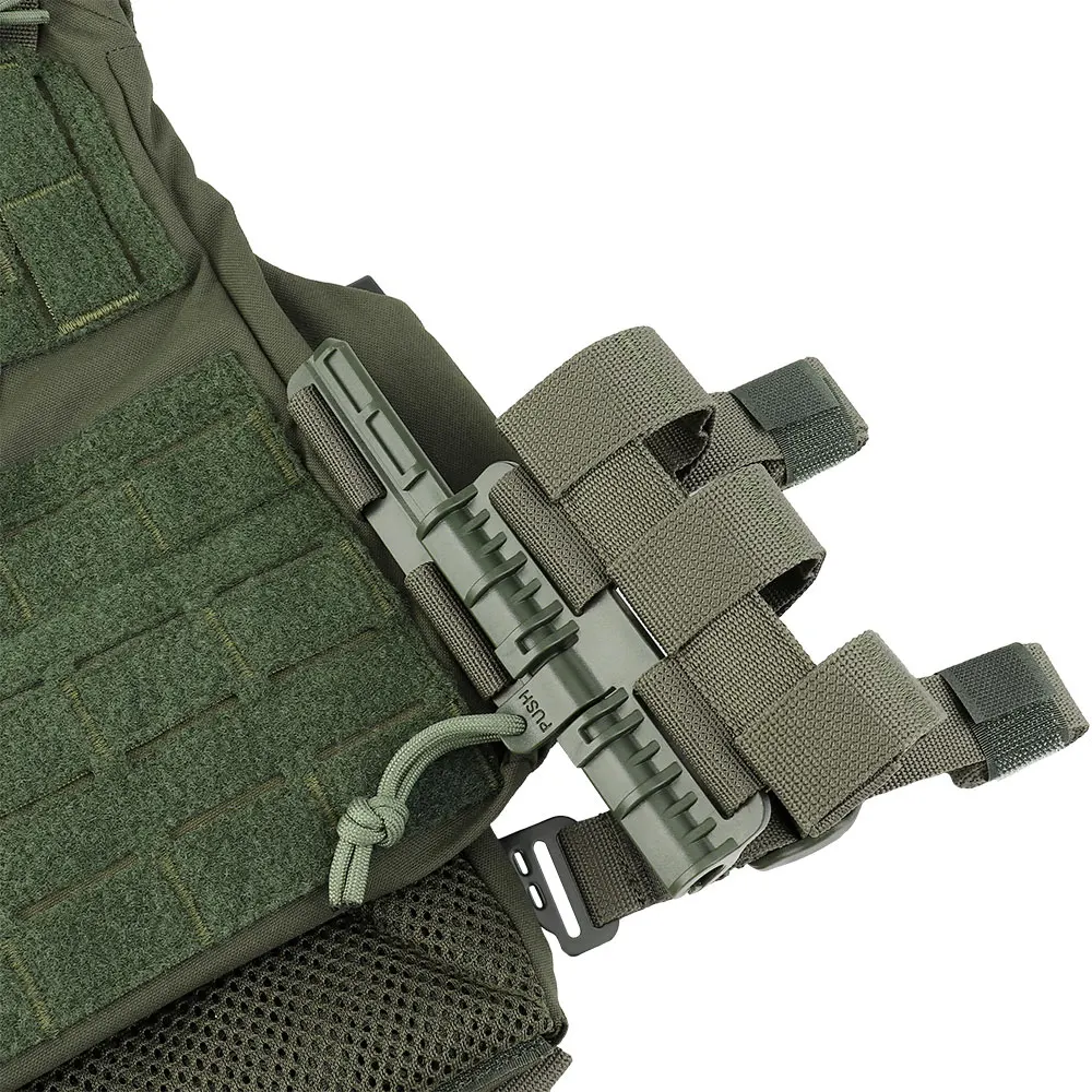 Portaplacas K19 3,0 MOLLE de tamaño completo, chaleco de combate de caza de liberación rápida, faja ajustable, equipo táctico Airsoft CS para juegos de guerra - imagen 5