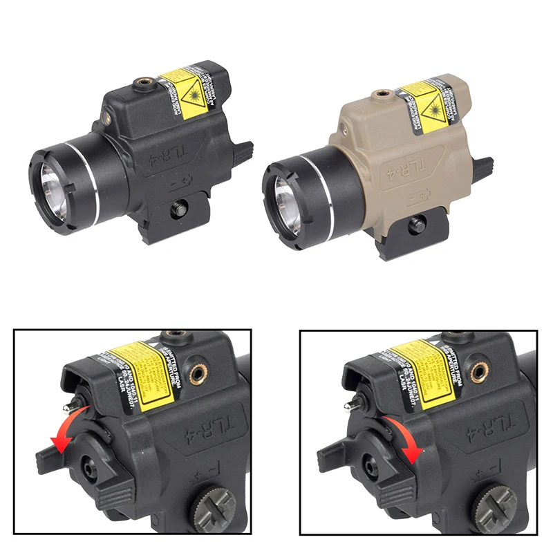 Linterna LED Airsoft Streamlight TLR 7X TLR-1 HL TLR1 TLR7 TLR8 luz láser explorador para Glock 17 Taurus apto para riel de 20mm Tracer - imagen 2