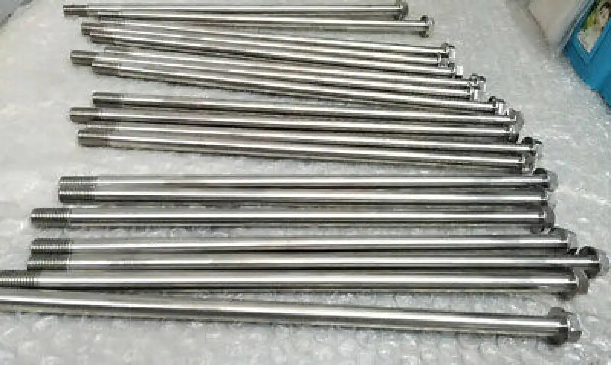 Tornillos de titanio de 1 piezas, M10 X 240Mm, cabeza de brida de Paso de rosca 1,25 - imagen 5