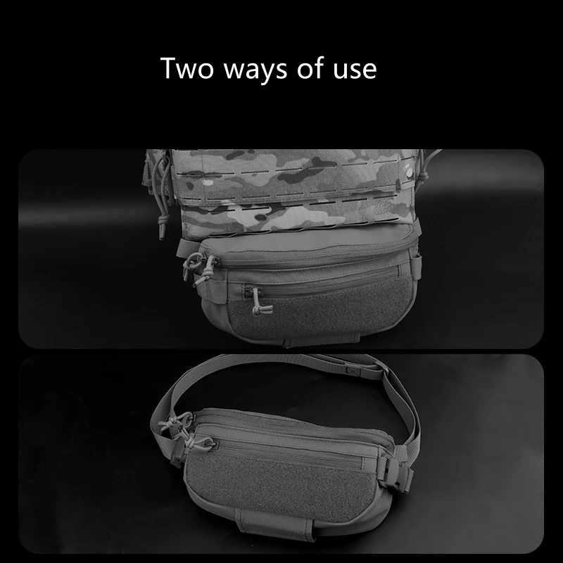 Bolsa de accesorios colgante multifuncional de doble uso para exteriores, chaleco de almacenamiento portátil, bolsa de expansión y desmontaje rápido - imagen 3