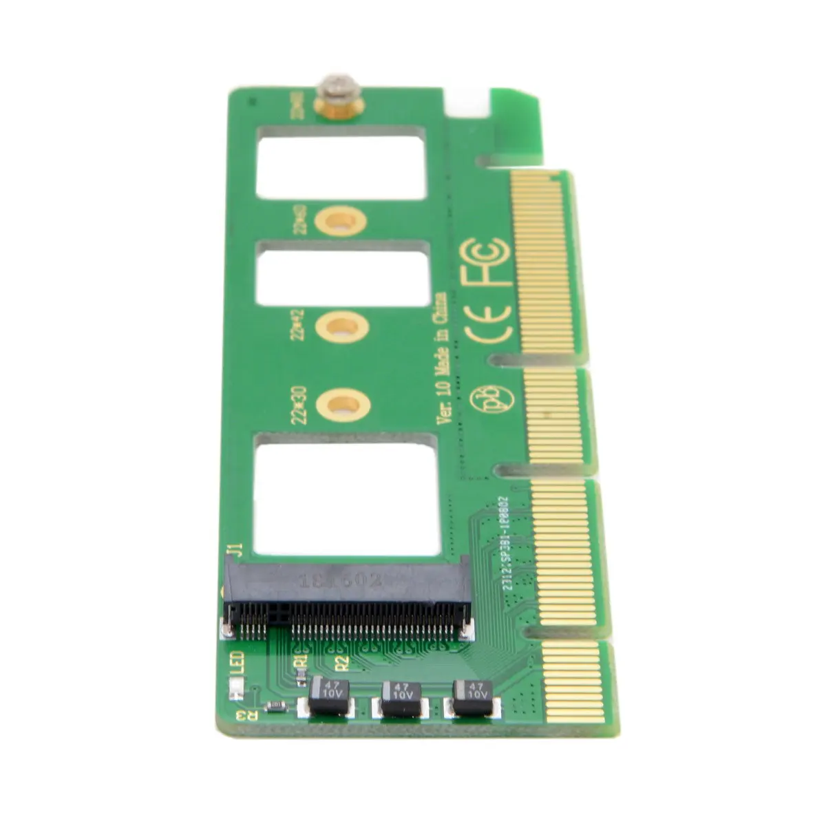 CY-adaptador PCI-E 3,0 16x x4 NGFF m-key NVME AHCI SSD para XP941 SM951 PM951 A110 m6e 960 EVO SSD - imagen 3
