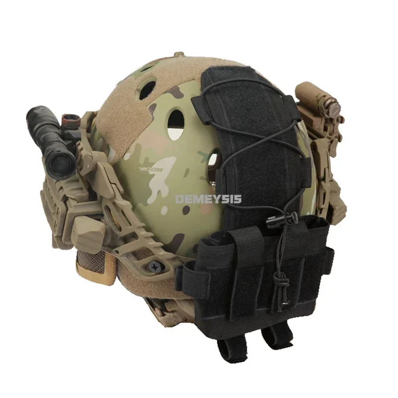 Bolsa táctica para batería de casco, paquete de contrapeso para exteriores CS Airsoft, caza, casco rápido, accesorios para bolsa de batería - imagen 3