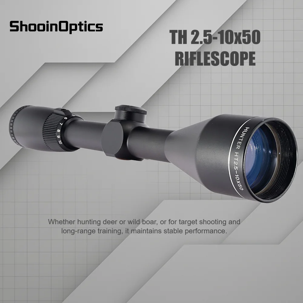 2.5-10x50 / 5-20x44 SFP mira telescópica de caza tubo de 1 pulgada 1/4 MOA a prueba de golpes impermeable tiro al aire libre - imagen 3