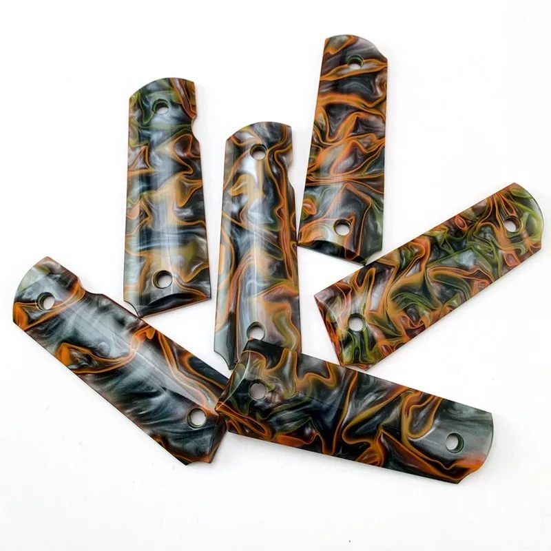 Micarta/Material de resina CNC, accesorios tácticos, modelos 1911, empuñaduras, parches de mango, básculas de pistola personalizadas 1911, fabricación de losas decorativas - imagen 4