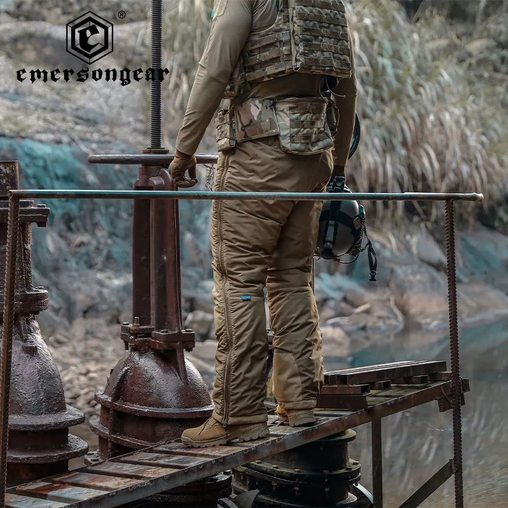Emersongear pantalones térmicos impermeables para hombre, pantalones cálidos de invierno para senderismo, esquí, caza, pantalones tácticos de carga para nieve, monos - imagen 4
