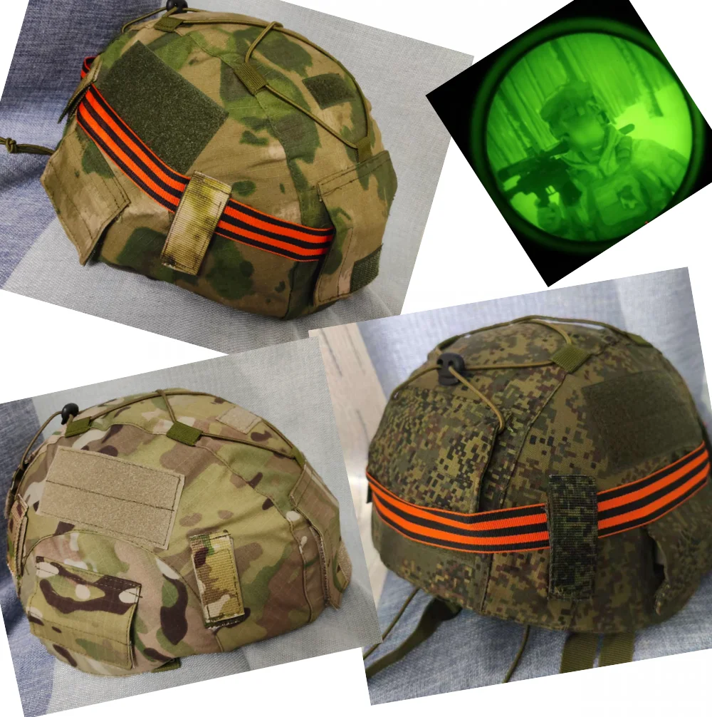 Funda para casco original ruso 6b47, tela para casco, camuflaje militar ruso EMR MOX ksor Snow Camo No.2 y No.3