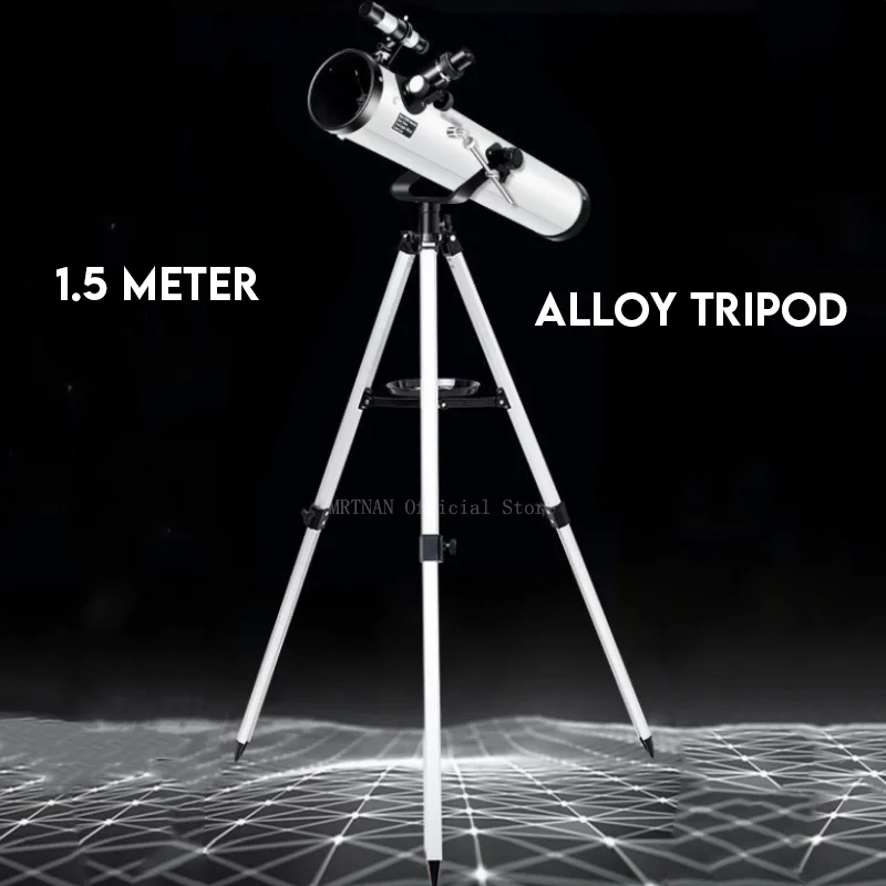 Telescopio astronómico profesional de calibre de 114MM para visión nocturna espacial 35X-875X binoculares potentes de gran aumento Luna - imagen 4