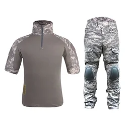 Emersongear Conjunto de combate táctico ACU verano entrenamiento caza