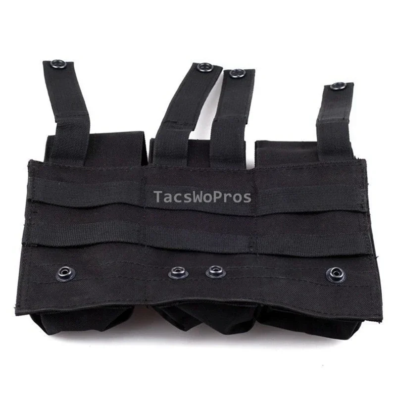 Bolsas tácticas dobles Triples Molle, bolsa para revistas de 5,56mm para AK M4 AR15, juego de guerra, Paintball, accesorios de caza, paquete Mag - imagen 3