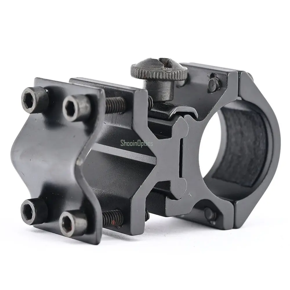 Shooin Optics Linterna DIY Mira láser Anillo de tubo individual de 25,4 mm y 1 pulgada - imagen 3