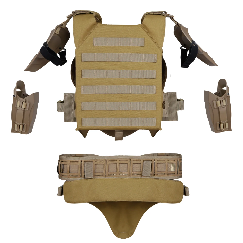 Armadura táctica MOLLE Modular 3D chaleco protector de caza traje para tiro de Paintball, CS Wargame, Cosplay, accesorio de fiesta de baile - imagen 4