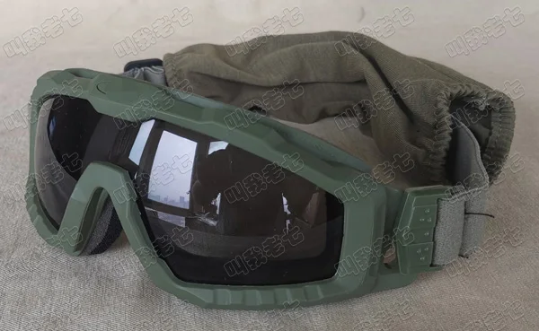 19 gafas tácticas para casco de motocicleta, gafas para deportes al aire libre, a prueba de viento y a prueba de explosiones - imagen 5