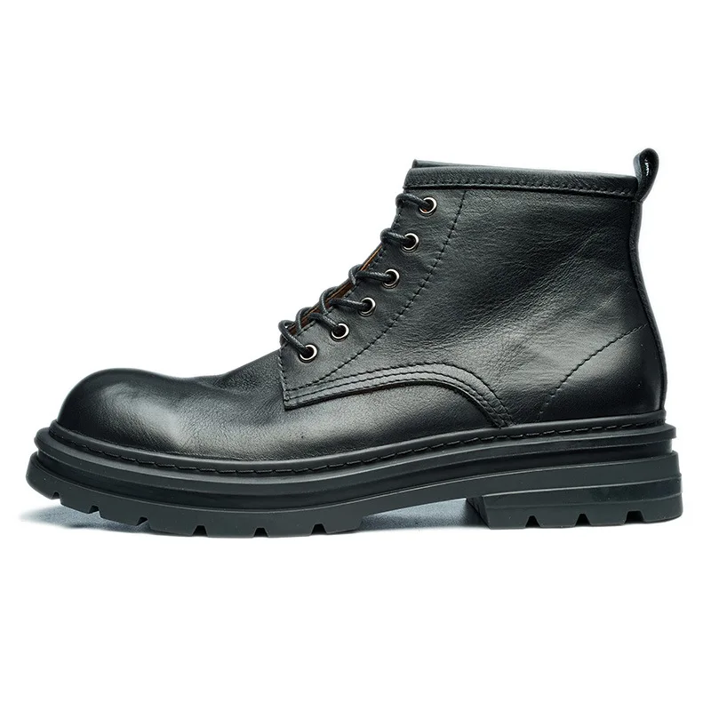 O.Z.TESHI Botas de senderismo para hombre - cuero vacuno, al aire libre - imagen 3