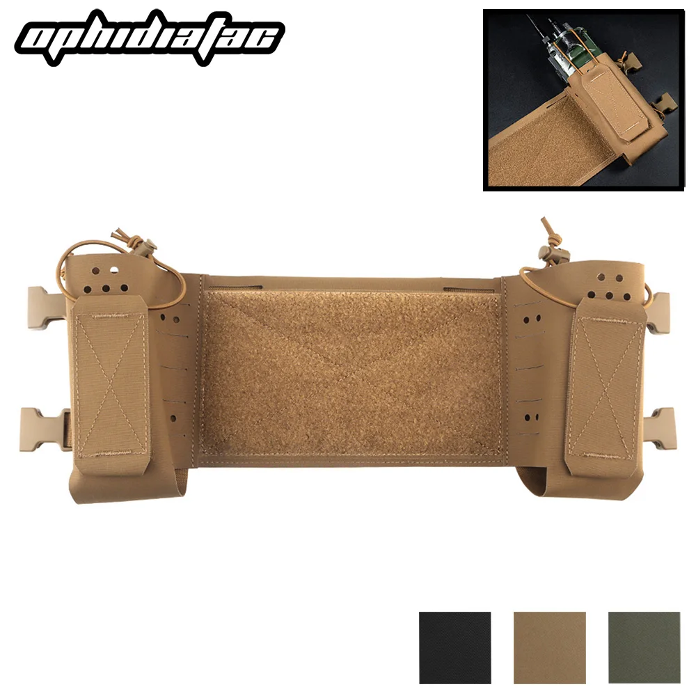 OPHIDIANTAC Arnés de pecho táctico MOLLE con expansión pectoral