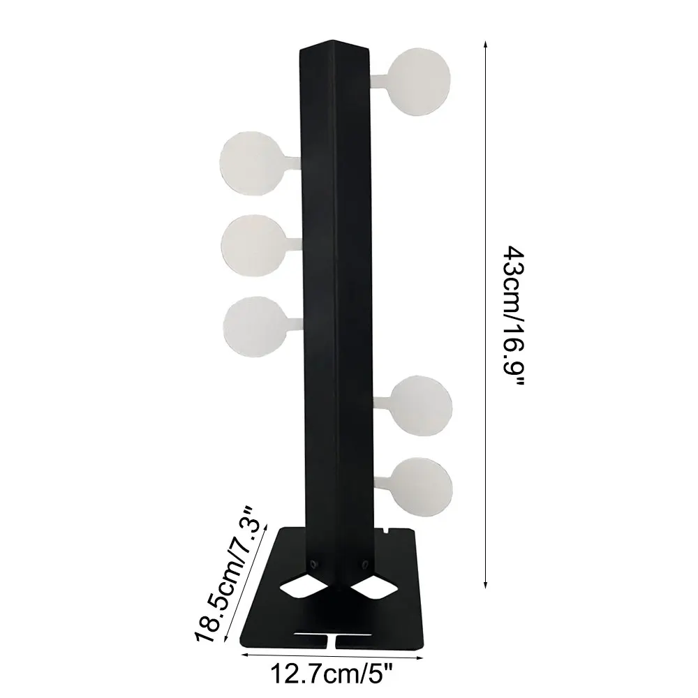 Soporte de tiro, objetivos de tiro de Metal de alta resistencia, columpio giratorio, reinicio automático, objetivos de entrenamiento para Airsoft BB Gun Paintball