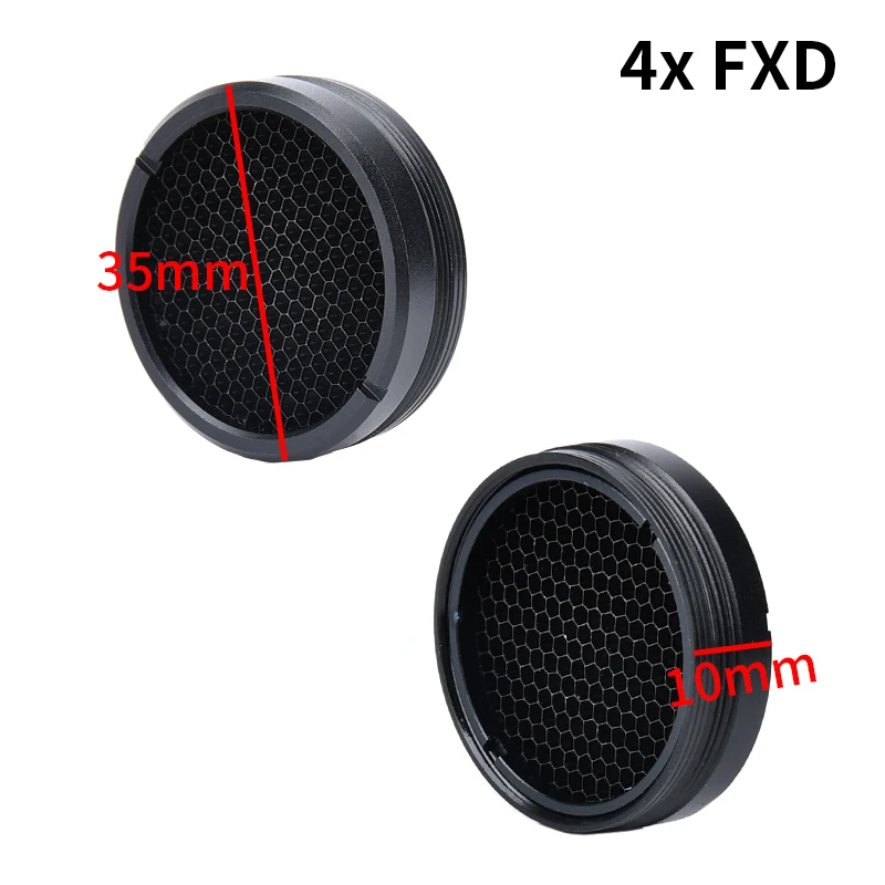 WADSN-accesorios para mira telescópica de caza, cubierta protectora de malla para lupa G33 G43 4X FXD T-1 T-2 M2 M4, mira de punto rojo Killflash - imagen 4