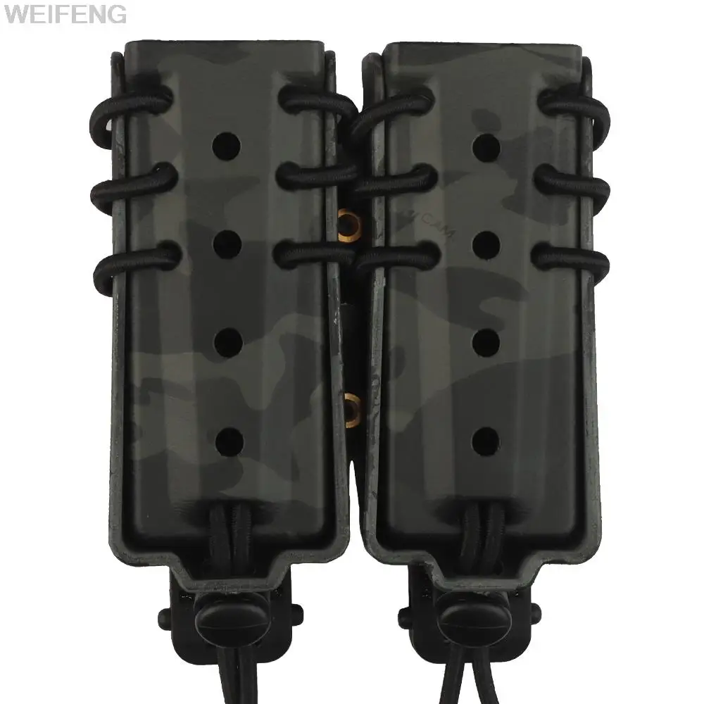 Bolsa militar para cargador de 9mm, funda táctica doble/única para pistola Molle Mag Universal 9mm/.40 Airsoft Mag, accesorio de caza - imagen 2