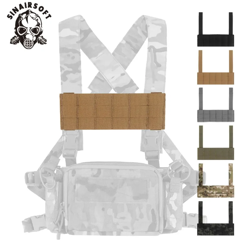 Dispositivo de usuario final táctico, arnés de aparejo de pecho, puente MOLLE EUD, portador de placa extendida, accesorios de chaleco de caza D3CRM D3CRX - imagen 4