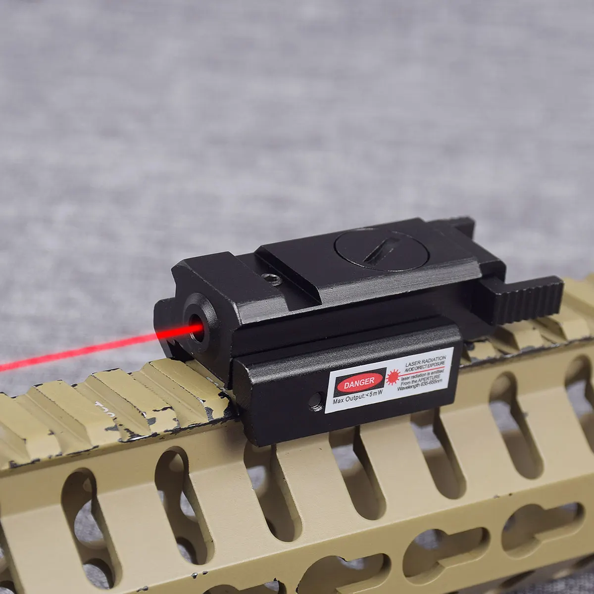 Pistola de armas, mira láser de Metal, puntero láser táctico de punto rojo, pistola Airsoft de 11mm y 20mm, montaje Picatinny para G17 G19 - imagen 3