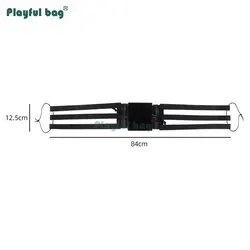 AQB118 Chaleco tactico MOLLE con cinturon y hebilla rapida