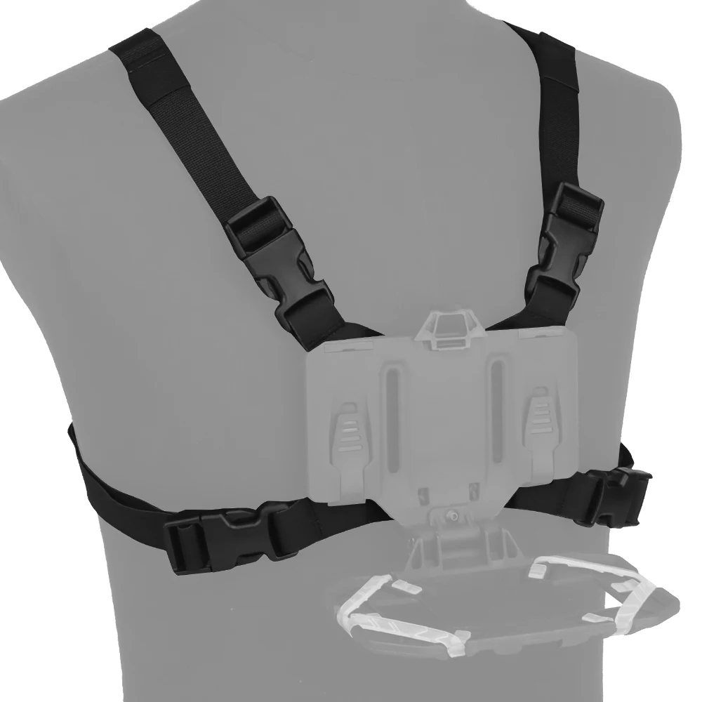 Chaleco militar plegable con soporte frontal, navegador táctico Flip Lite, arnés cortado con láser, ranura de nailon, caza de Paintball - imagen 5