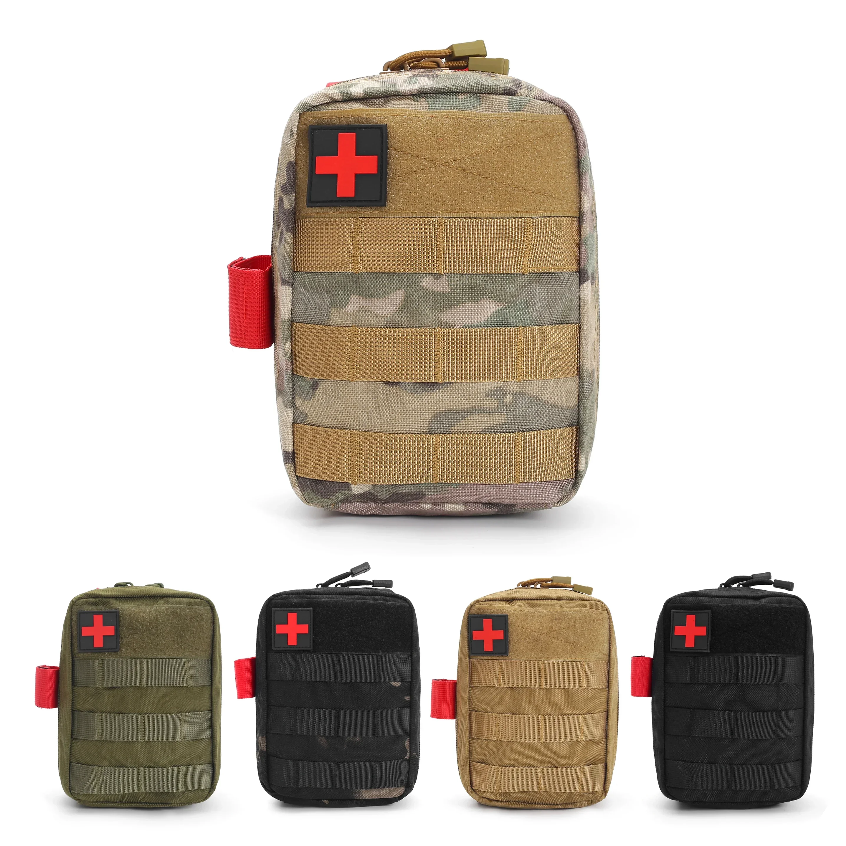 Bolsa táctica EDC Micro Molle, bolsa de utilidad, Mini cuchillo, brújula, linterna, bolsa de almacenamiento de tarjetas, billetera, cinturón, senderismo al aire libre - imagen 5