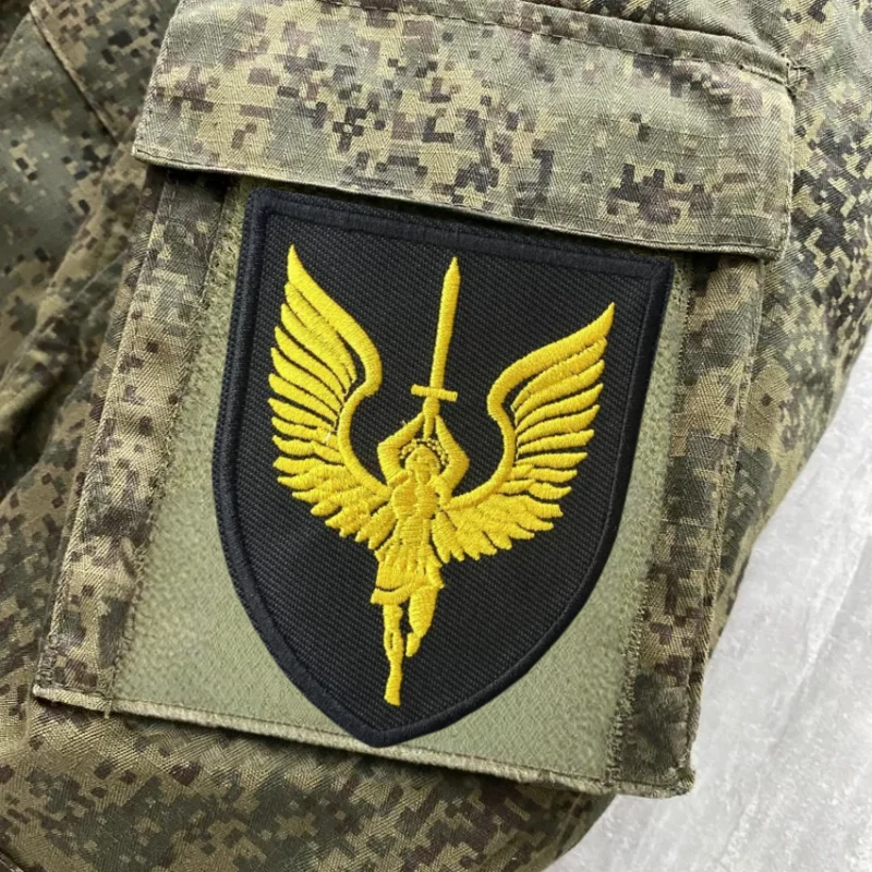 Parche bordado del Arcángel Michael, chaleco táctico, insignia de moral con gancho y bucle, pegatina decorativa para mochila, parches para brazalete para ropa